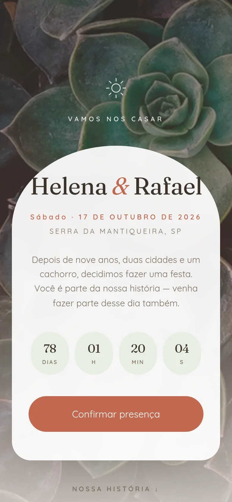 Modelo Praia / Boho Chic — versão mobile